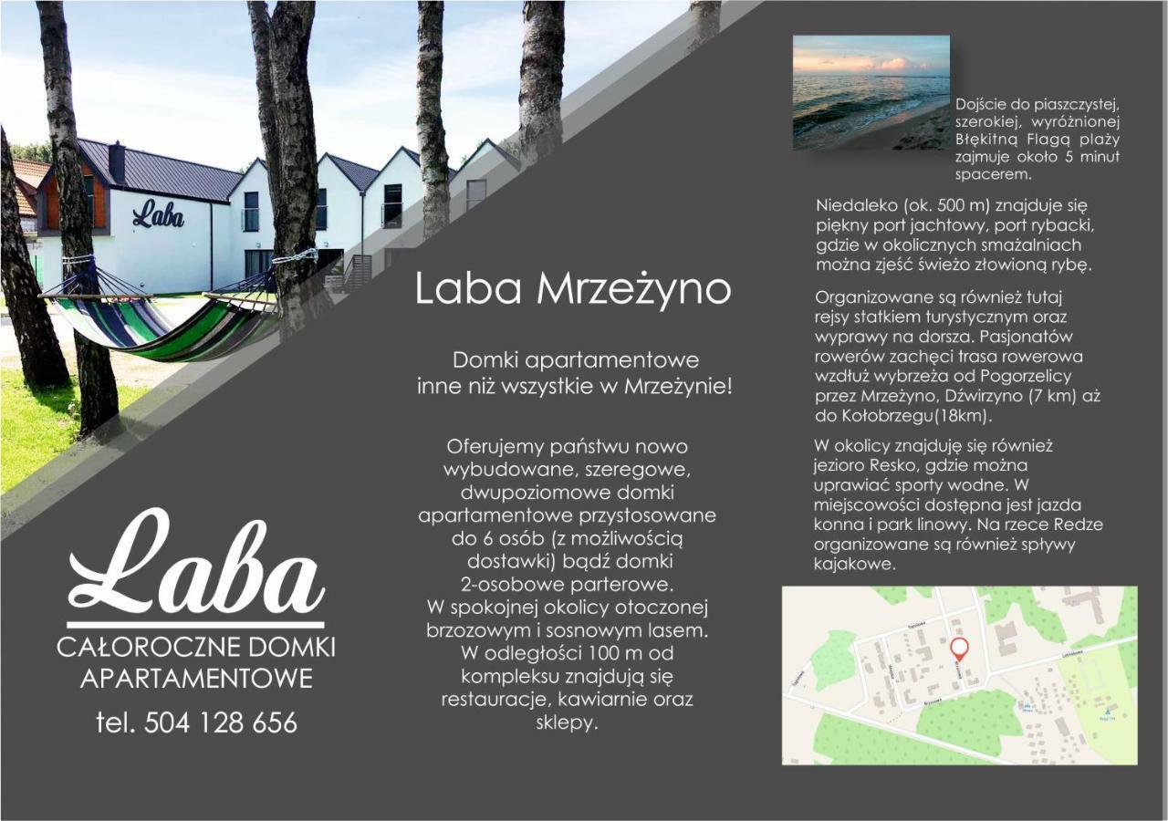 Laba Lägenhet Mrzeżyno Exteriör bild